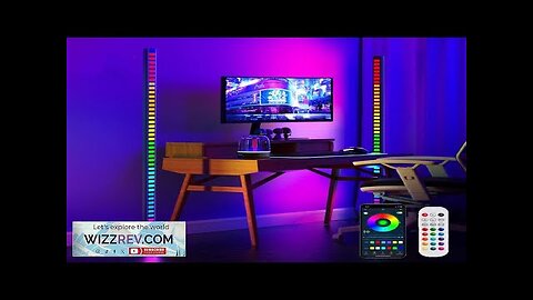 Bluetooth LED Floor Lamp RGBIC Music Synchronized Turn Corner Floor Lamp APP Review