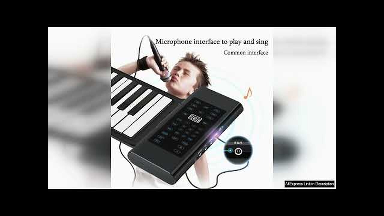 88 Keys Electronic PianoMIDI &USB ChargePortable ABS Soft Silicone Flexible Review