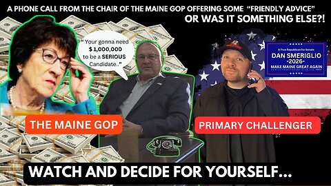 PAY TO PLAY IN MAINE? Primary challenging Susan Collins will cost at least $1,000,000