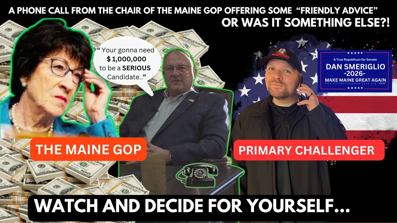 PAY TO PLAY IN MAINE? Primary challenging Susan Collins will cost at least $1,000,000