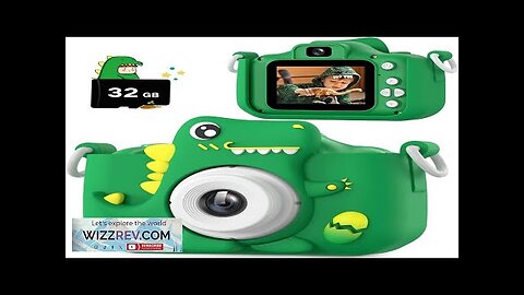 Upgrade Dinosaur Kids Camera Christmas Birthday Gifts for Girls Boys 3-12 1080P Review