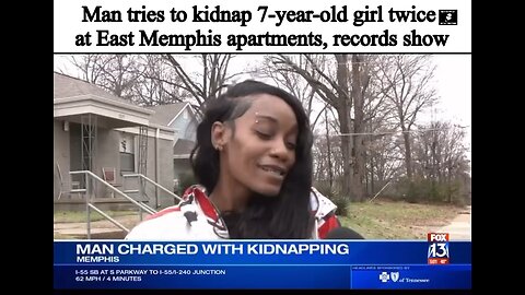 MEMPHIS, Tenn. - A man is behind bars after he allegedly tried to kidnap a 7-year-old girl on two