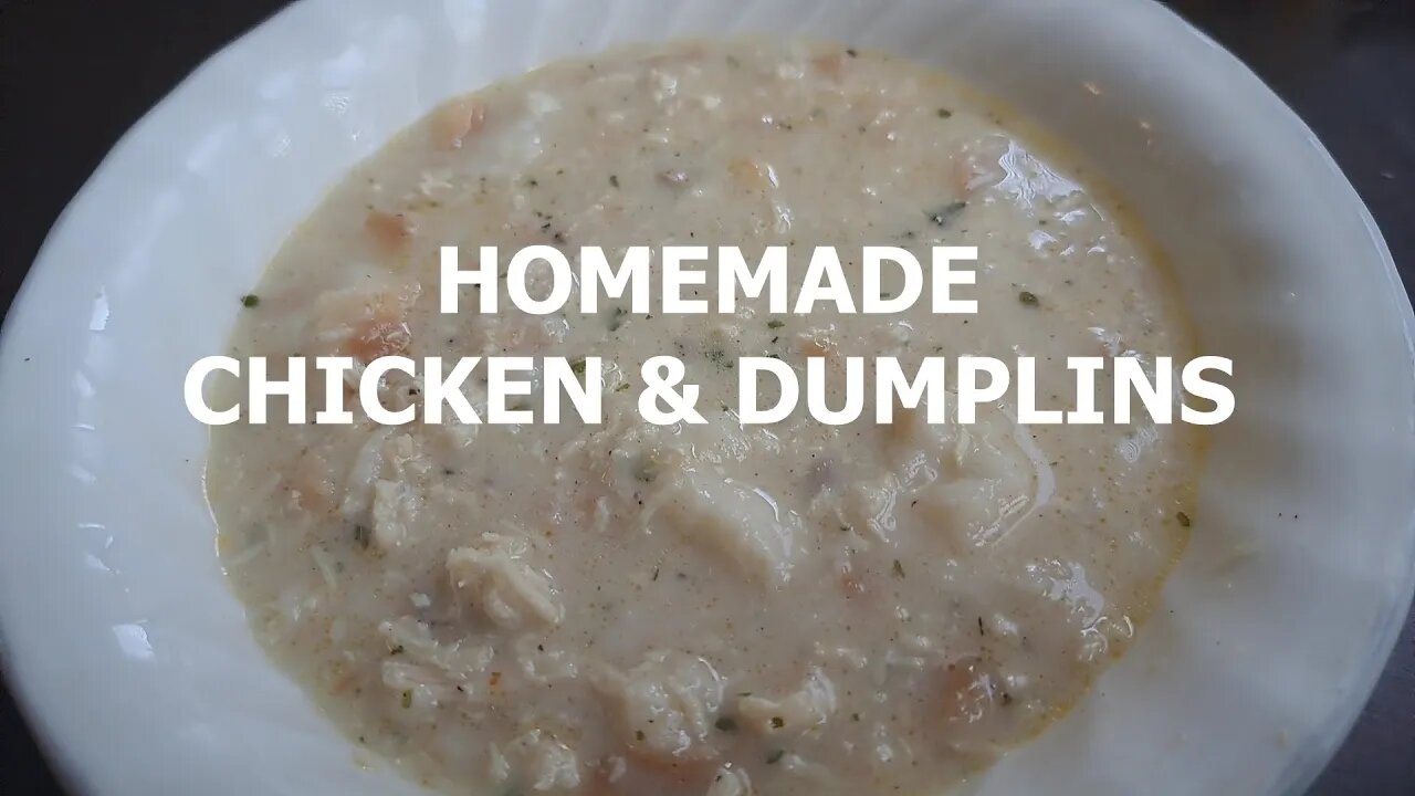 Homemade Chicken and Dumplings