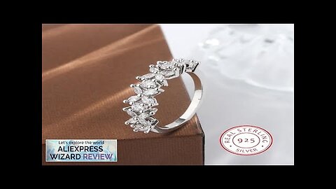 Luxury Female Small Natural Diamond Stone Ring 925 Silver Plated Engagement Ring Review