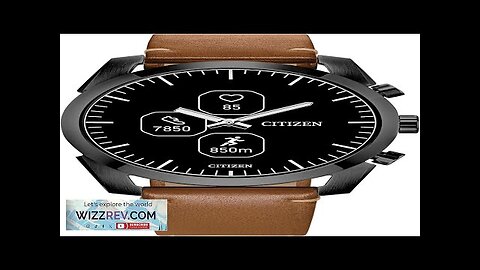 Citizen CZ Smartwatch with YouQ wellness app featuring IBM Watson® AI Review