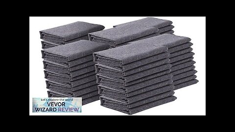 VEVOR Moving Blankets 72" x 54" 21 lbs/dz Weight 24 Packs Professional Review