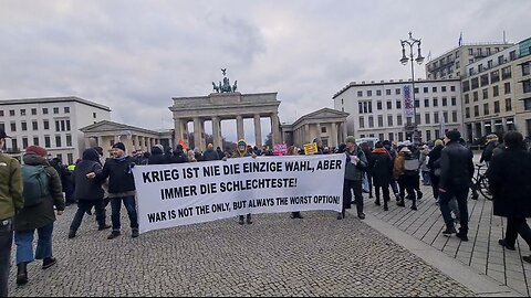 02.02.2025 - Flashmob für den Frieden von Streetaction4Peace - Brandenburger Tor - Berlin