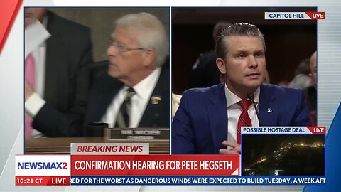 Hegseth to Ernst: It would be honor of a lifetime to be Sec Def for men and women in uniform