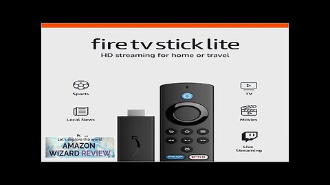 Amazon Fire TV Stick Lite free and live TV Alexa Voice Remote Review