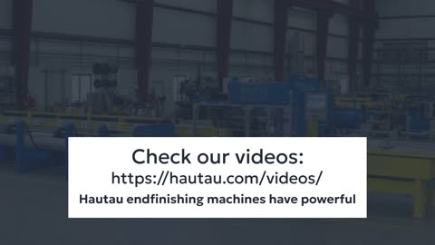 C80 8.7" Tube Endfinishing Machine