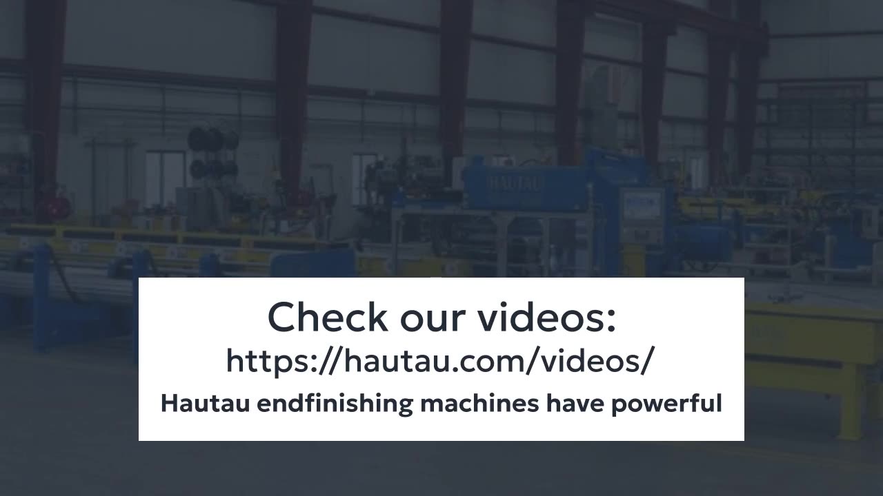 C80 8.7" Tube Endfinishing Machine