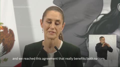 Mexico's president reacts to Trump postponing tariffs on most goods