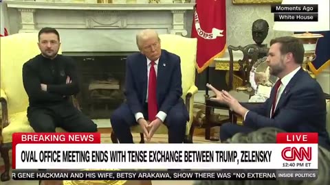 🔥 Oval Office Showdown: Trump, Vance & Zelensky Clash Over Ukraine 🇺🇸🇺🇦