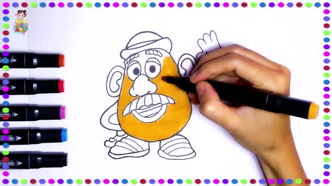 Mr. Potato Head painting for kids!