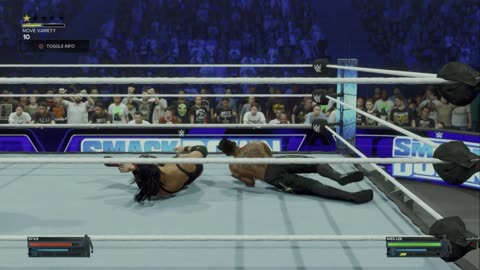 wwe 2k24 universe mode Smackdown Syxx VS Wes Lee S 1 E 17