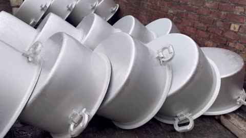 Amazing Mass Production of Cooking Pots | Aluminium Recycling into Biggest Pot