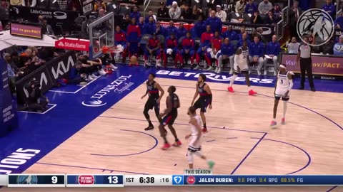 Anthony Edwards: BACK-TO-BACK THREES! 🔥🔥🔥 #Wolves