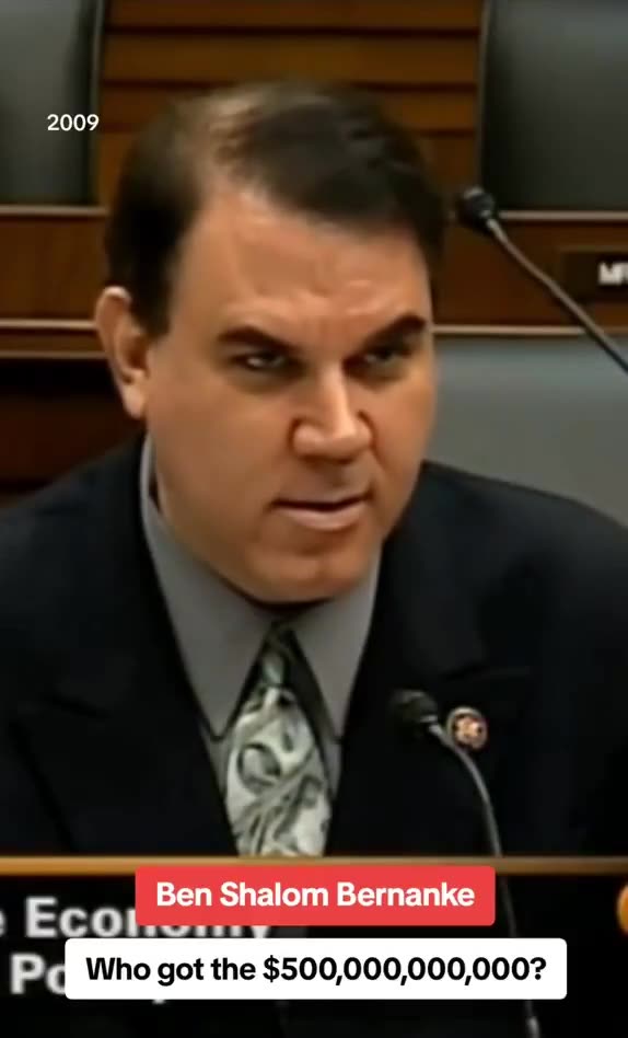 Federal Reserve Chairman Ben Bernanke-I Don't Need Permission to Give Away Half a Trillion Dollars