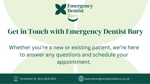 Emergency NHS Dentist Bury – Fast & Reliable Care