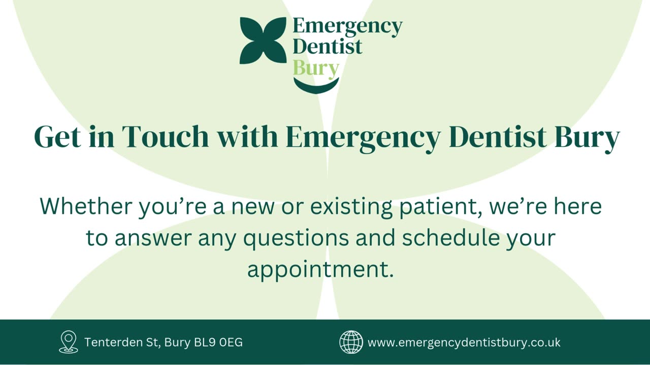 Emergency NHS Dentist Bury – Fast & Reliable Care