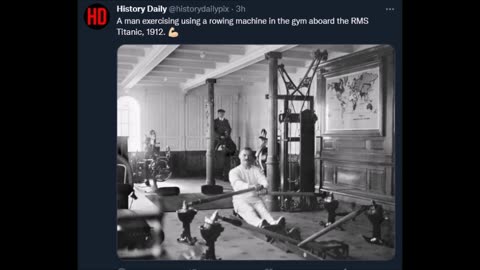 History - working out on the Titanic