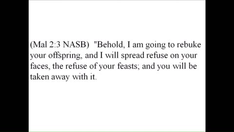 Malachi 1&2 - When you honor the heavenly Father your way and not His; you are despising Him. 2016