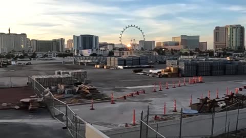 The future is now on the Strip: Elon Musk's Vegas Loop construction site for a new Tesla tunnel