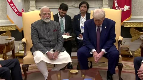 Trump and Modi hold a news conference