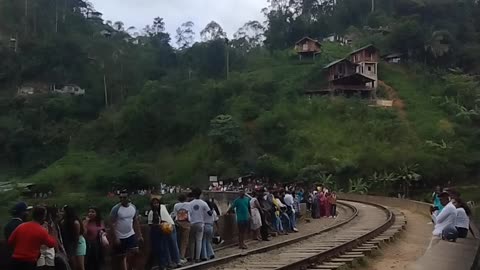 "Nature's Masterpiece: Ella's Nine Arches Train Journey Through Paradise"