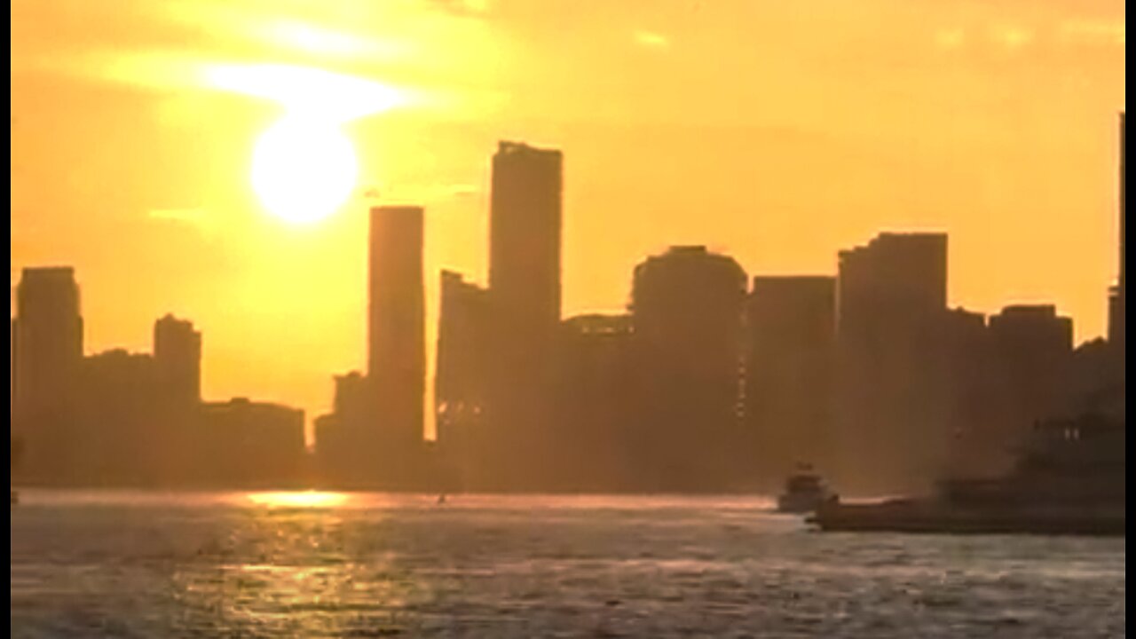 Golden Sunset Over Miami South Beach 🌅🌴