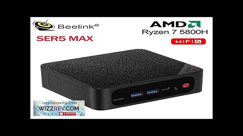 Beelink SER5 Mini PC AMD Ryzen 5 5700U 16GB NVME SSD 500GB Review