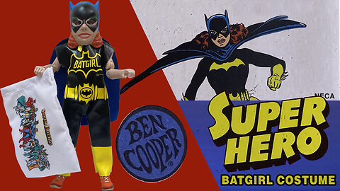 Batgirl - Ben Cooper Super Hero 1980s costume - Unboxing & Review