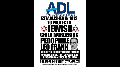 The Ugly Truth About The Anti-Defamation League ADL of Bnai Brith - William cooper speak