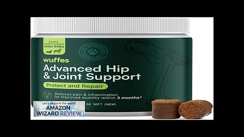 Wuffes Chewable Dog Hip and Joint Supplement for Small & Medium Breeds Review