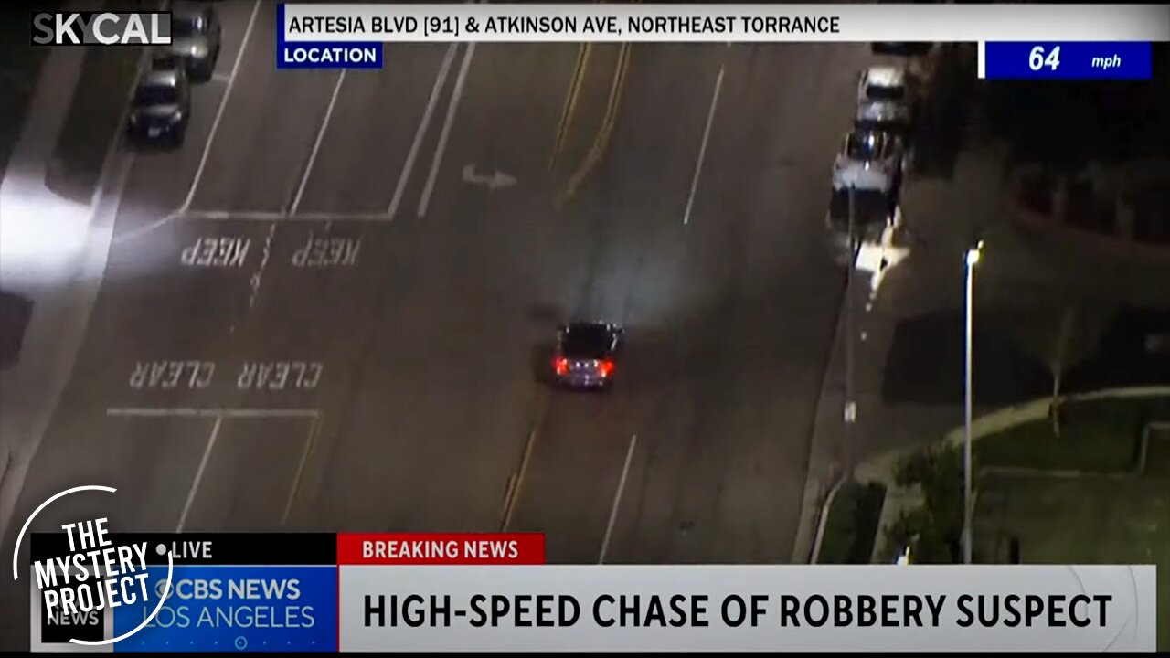 HIGH SPEED: LASD Chasing Murder Suspect