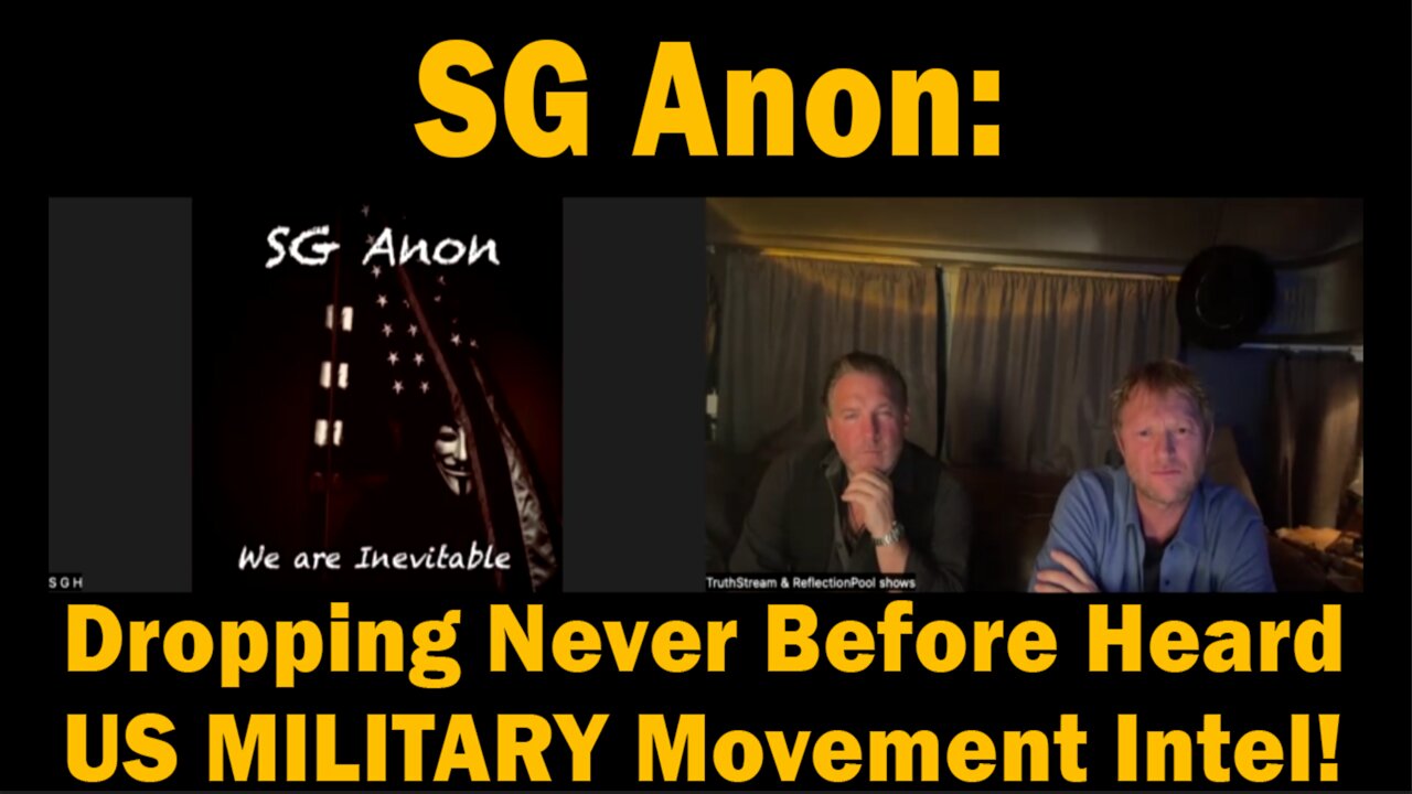 SG Anon: - Dropping Never Before Heard US MILITARY Movement Intel!