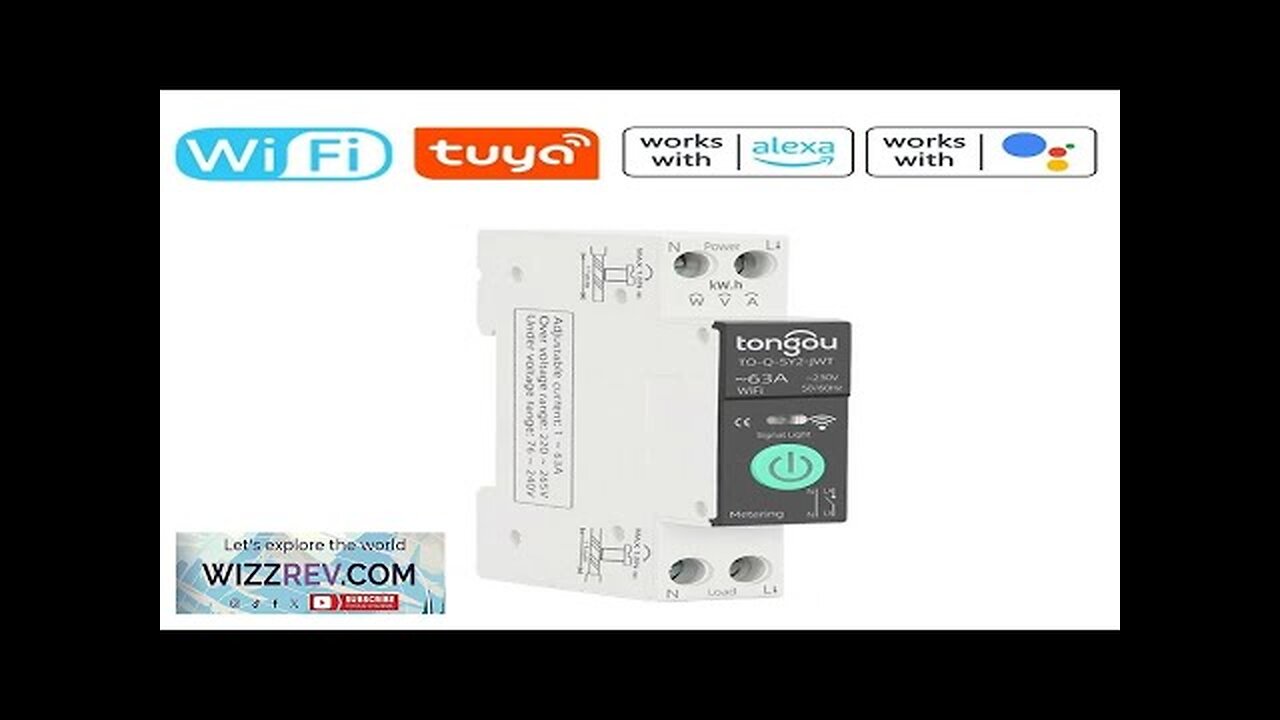 Tuya Intelligent Circuit Breaker with Metering 1P 63A DIN Rail Support 3 Review