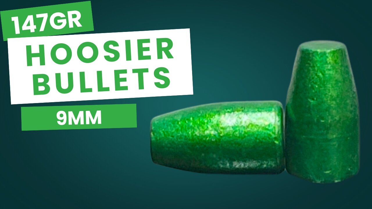 Hoosier Bullets 147gr 9mm - Dillon RL 550 C