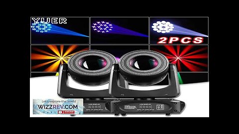 2PCS 100W Moving Head 18 Prisms Beam Spot Effect Stage Lights Review