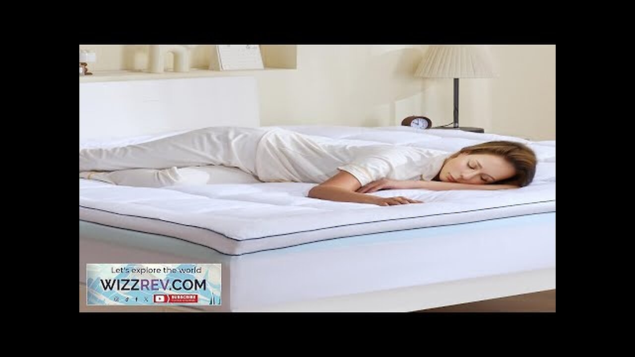 VEVOR Mattress Topper Premium Memory Foam Fiber Fill King Size 4 in Review