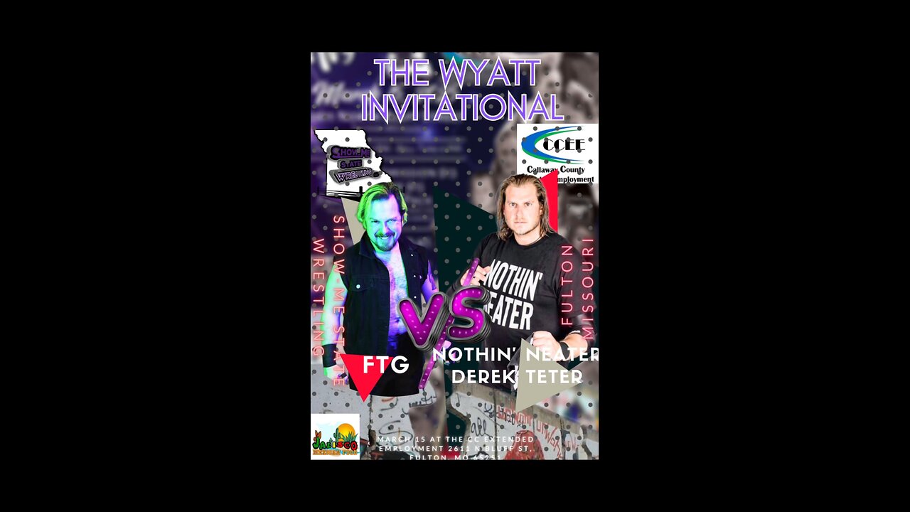 👊Match Announcement: FTG vs Nothin' Neater Derek Teter at The Wyatt Invitational