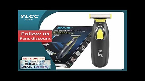 Electric Shaver for Men Professional Beard Trimmer Cordless Razor Body Trimer USB Review