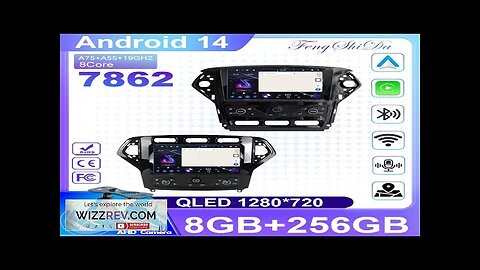 9 inch Android 14 Car Radio For Ford Mondeo MK4 2007-2014 Radio Review