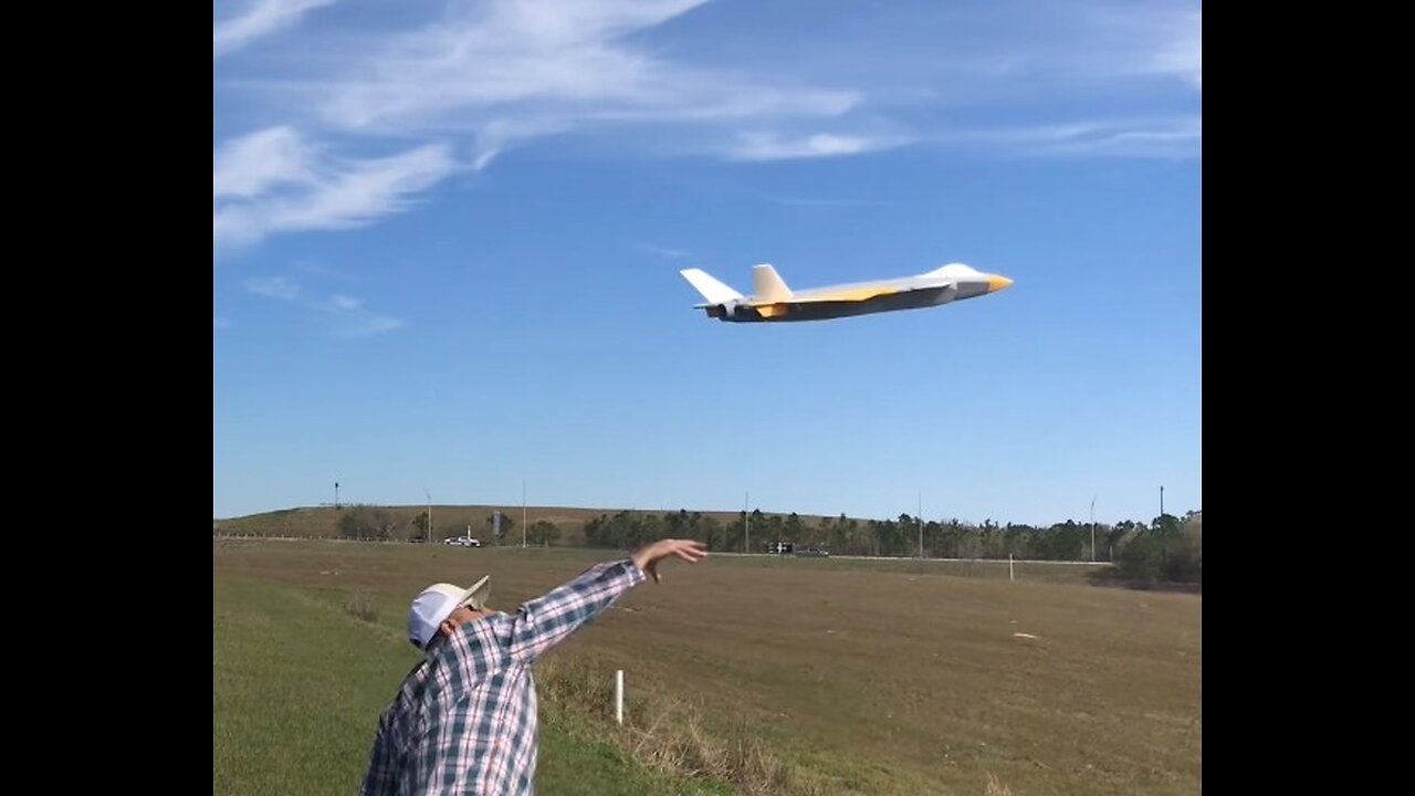 RC 3D printed J-20 Flight