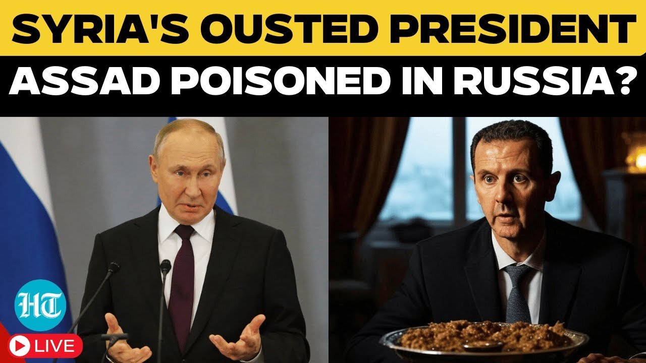 Assassination attempt on Bashar al-Assad who is in exile in Russia: Poisoned by deadly poison