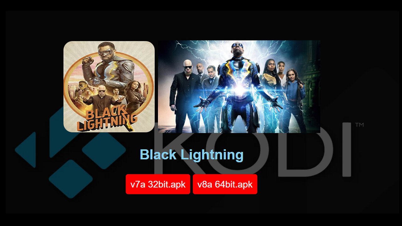 Black Lightning Kodi Build