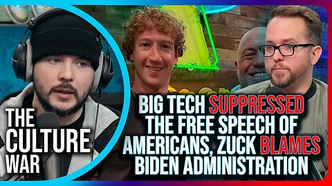 Big Tech SUPPRESSED The Free Speech of Americans, Zuck Blames Biden Administration