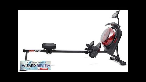 Sunny Health & Fitness Elite Water Rowing Machine with High Resistance Vertical Review