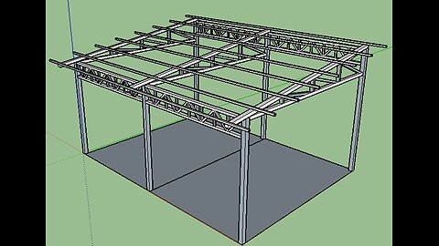 Lightweight hollow box canopy for small budget
