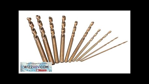 Drillpro 10pcs HSS M35 Cobalt Twist Drill Bit Set 1/1.5/2/2.5/3mm High Speed Review